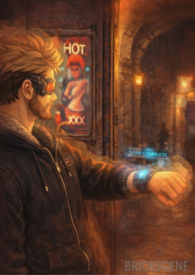 alt="Un giovane Kael Varrin con Draculina ad Oblivion City nel 2016"