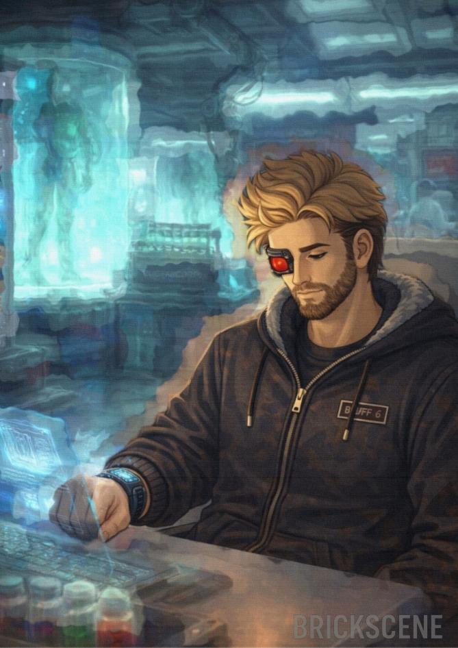 alt="Un giovane Kael Varrin con Draculina ad Oblivion City nel 2016"