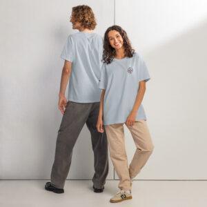 T-shirt oversize unisex Garment-Dyed | Bella + Canvas 4810 / Logo Draculina - Love Hurts