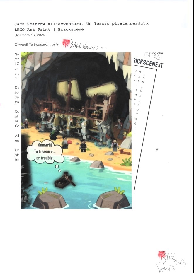 alt="Cartolina Jack Sparrow all’avventura"