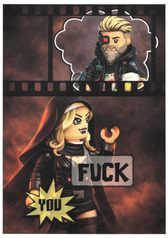 alt="Cartolina Il film segreto di Darth Draculina Sancta"