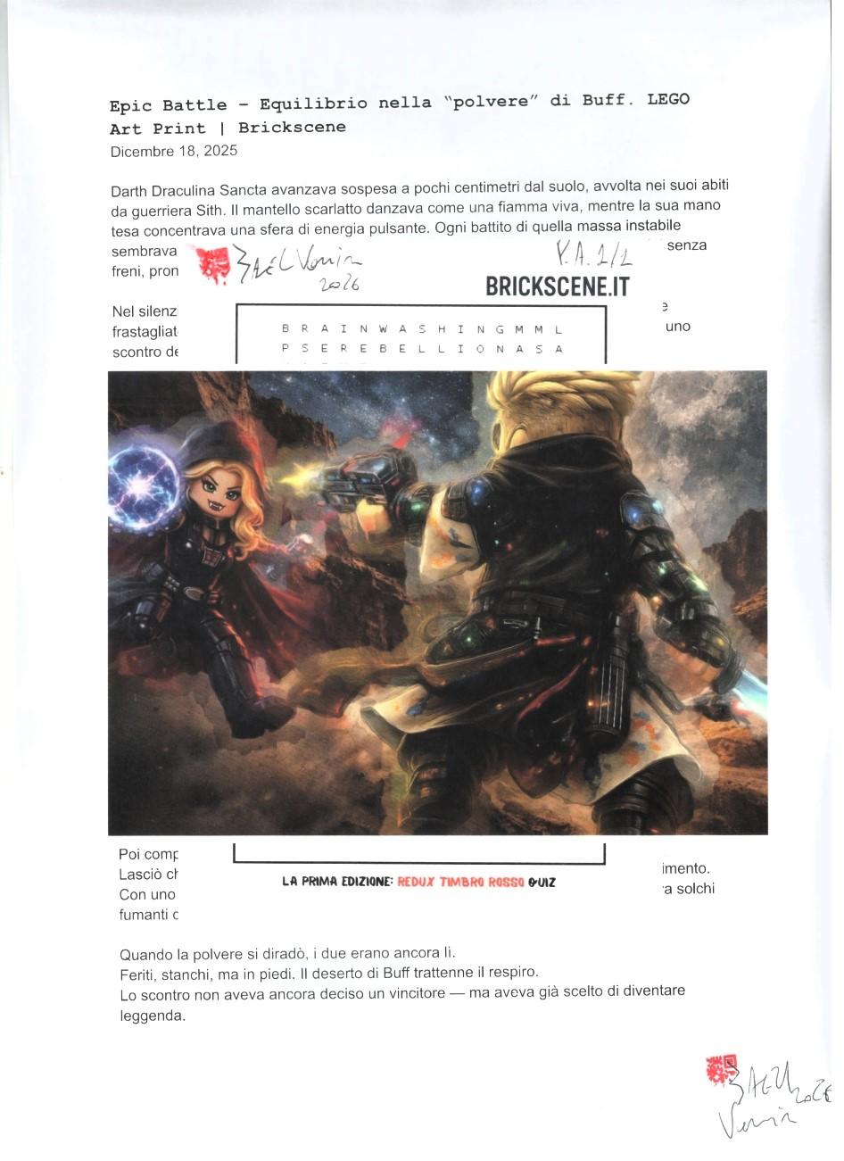 alt="Cartolina Epic Battle – Equilibrio nella “polvere” di Buff"