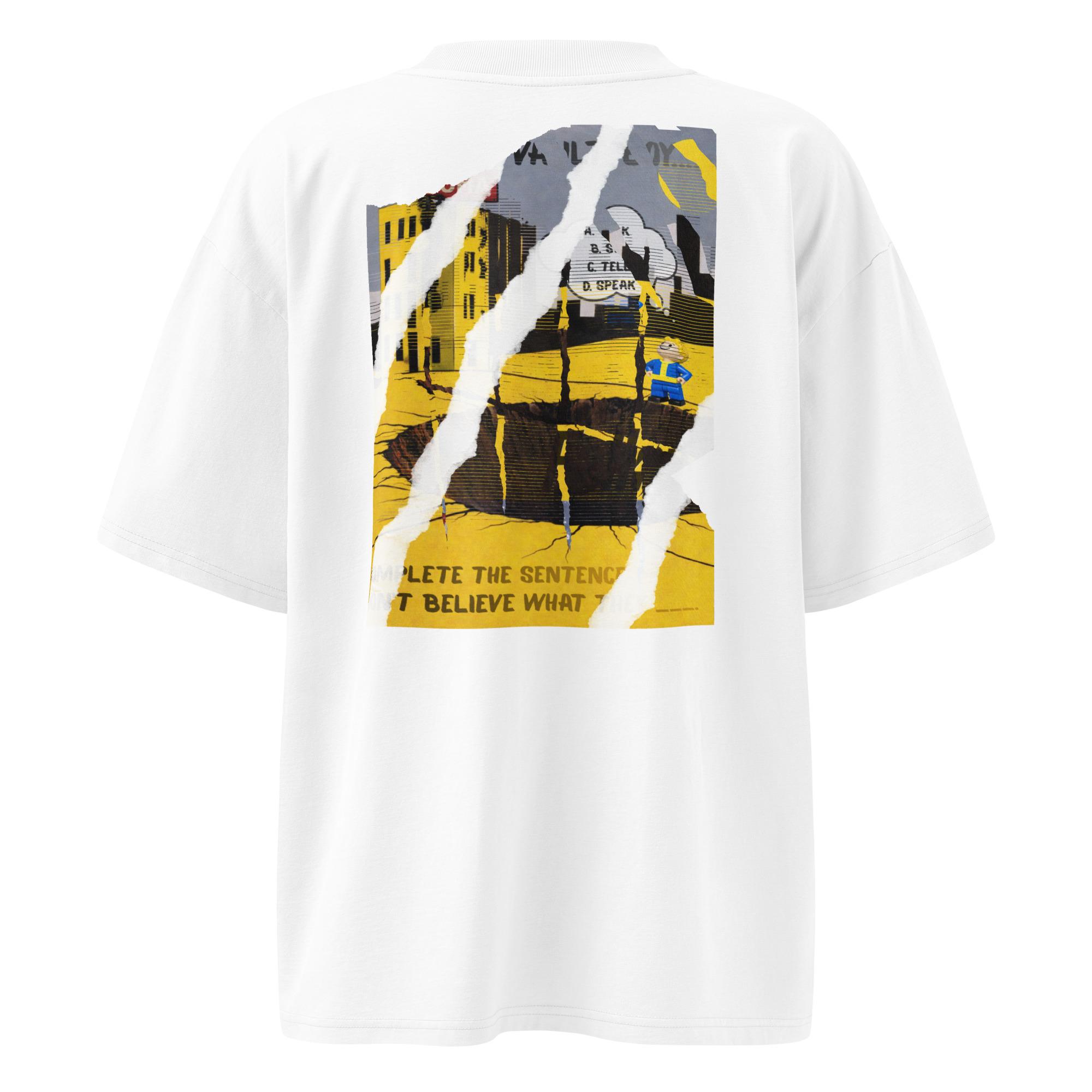 T-shirt organica oversize con collo alto unisex - Vault Boy Fallout / Predator - immagine 11