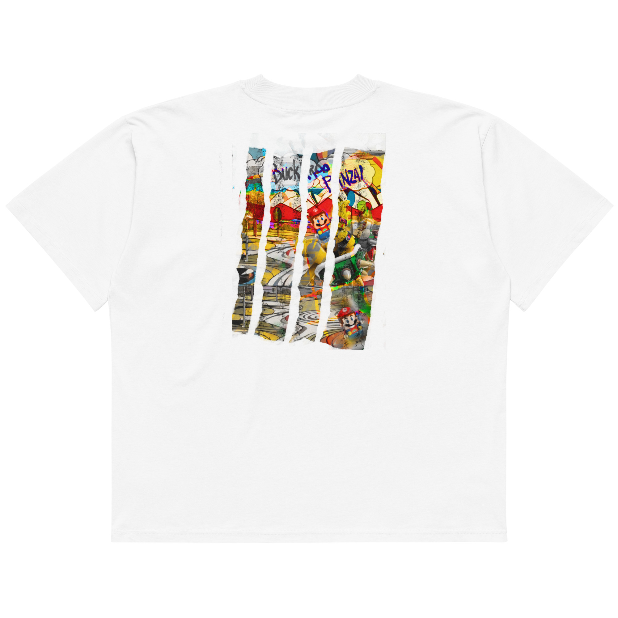 T-shirt organica oversize con collo alto unisex - Buckaroo Banzai / Predator - immagine 10