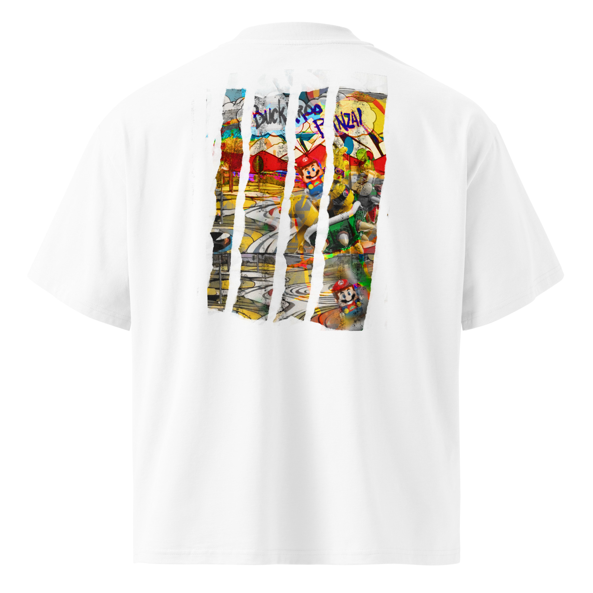 T-shirt organica oversize con collo alto unisex - Buckaroo Banzai / Predator - immagine 9