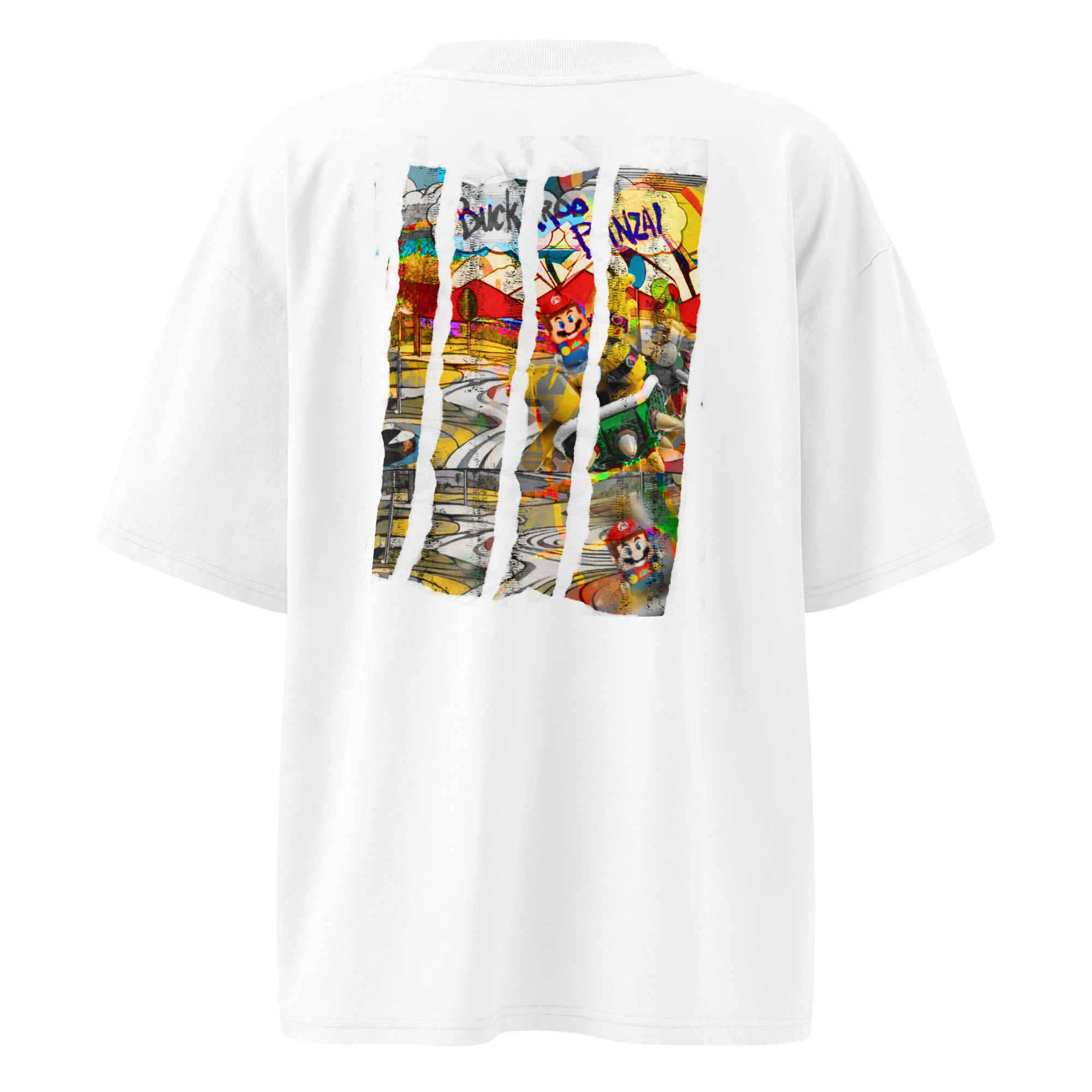T-shirt organica oversize con collo alto unisex - Buckaroo Banzai / Predator - immagine 11