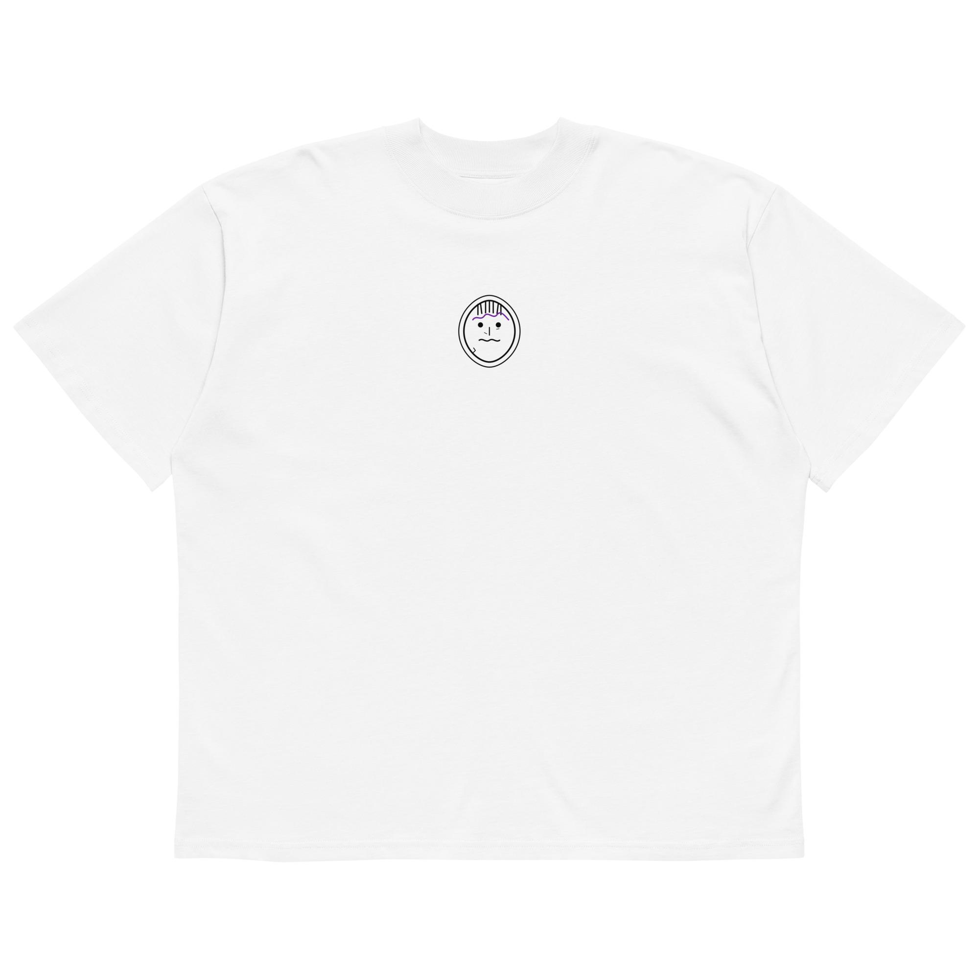 alt="T-shirt organica oversize con collo alto unisex – Predator"