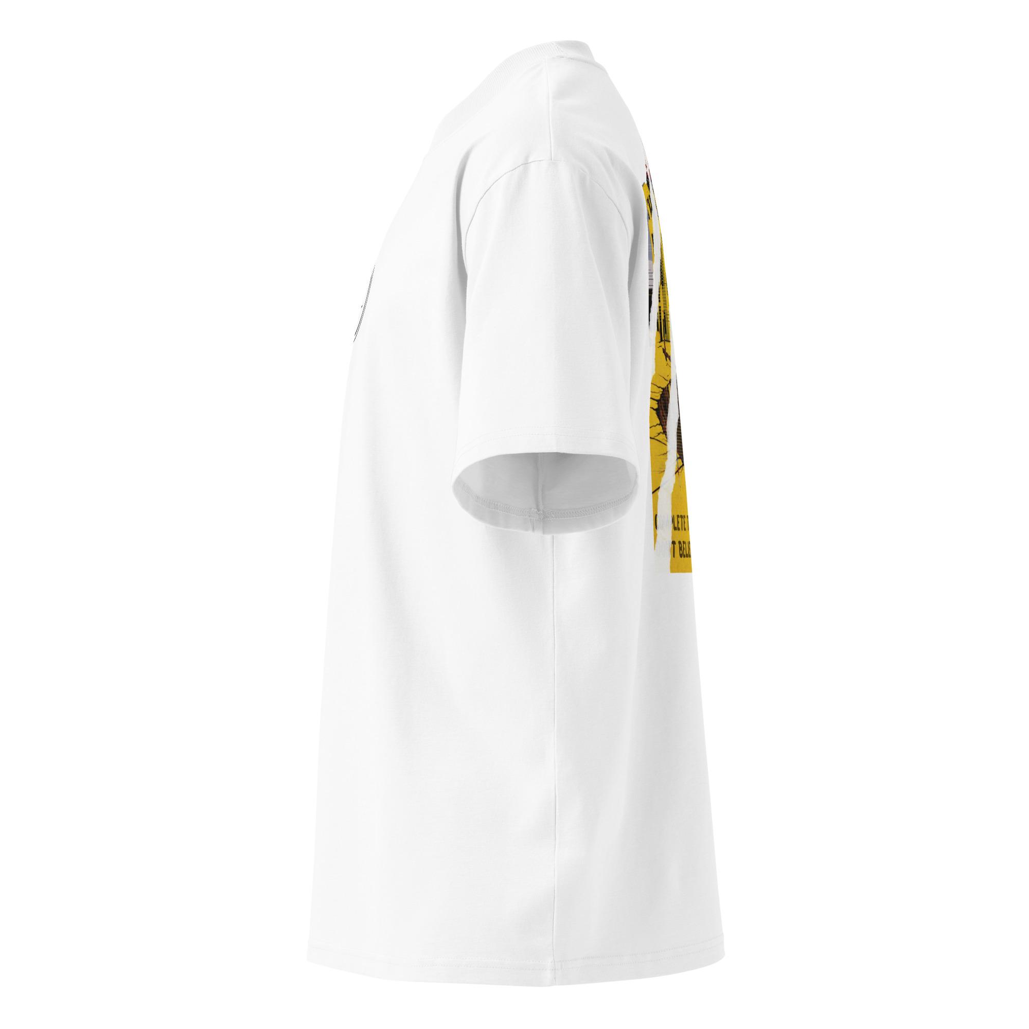 T-shirt organica oversize con collo alto unisex - Vault Boy Fallout / Predator - immagine 13