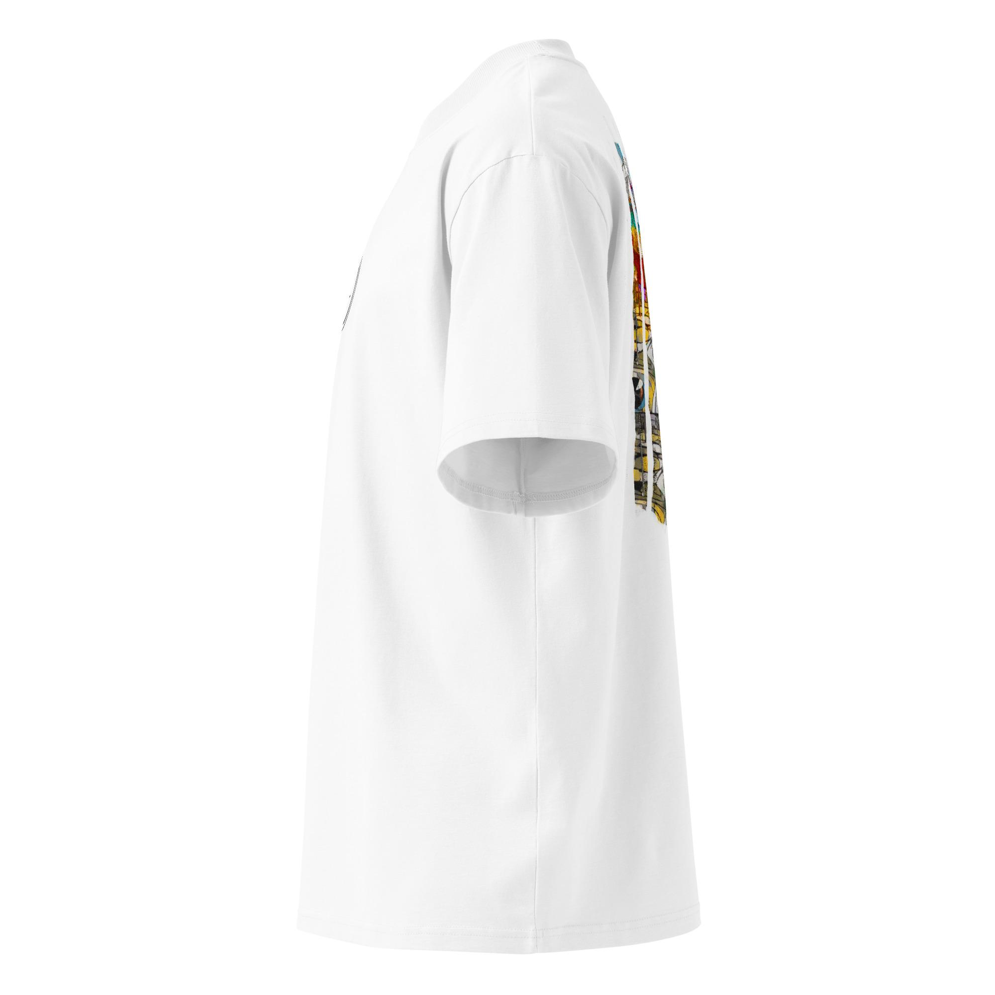 T-shirt organica oversize con collo alto unisex - Buckaroo Banzai / Predator - immagine 5