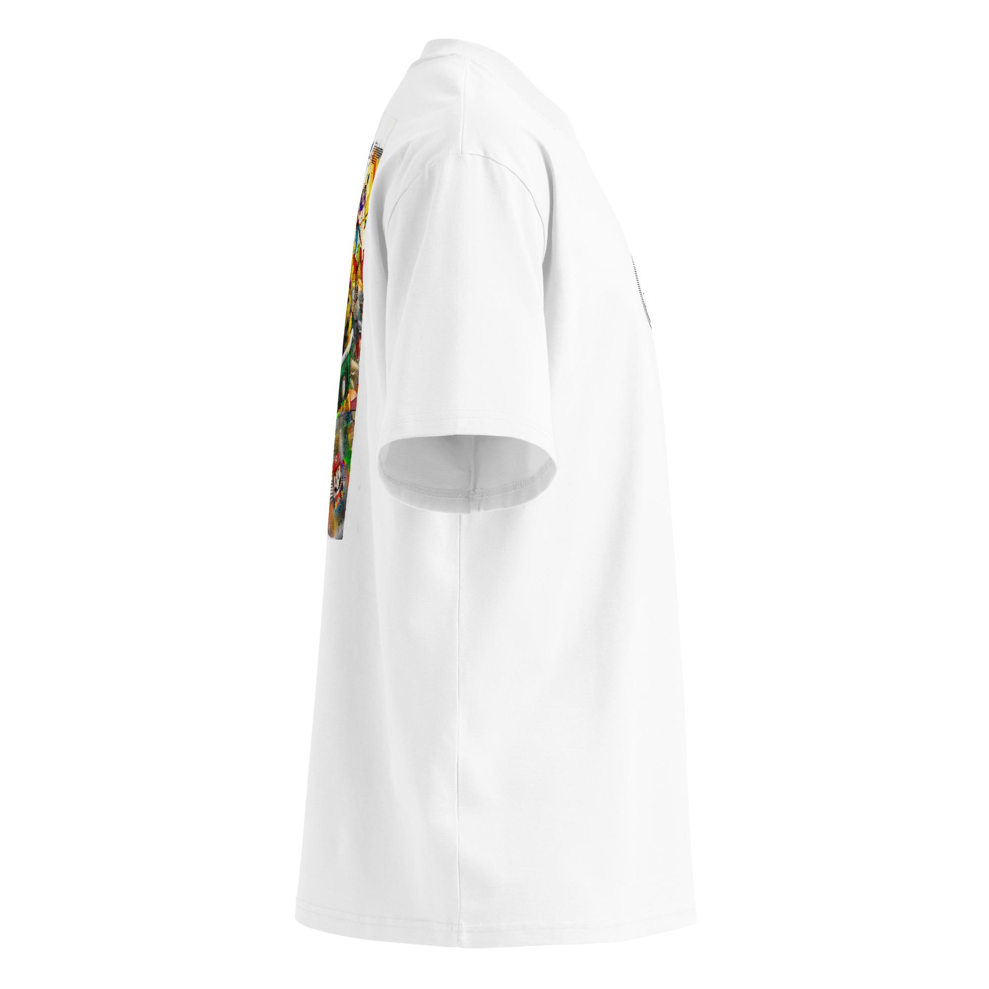 T-shirt organica oversize con collo alto unisex - Buckaroo Banzai / Predator - immagine 2