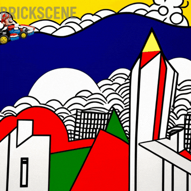 alt="gif Cartolina Nano Banana Super Mario Kart"