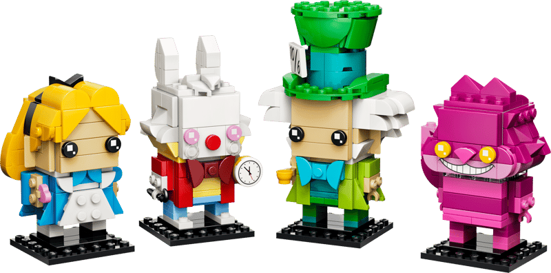 alt="Alice nel Paese delle Meraviglie BrickHeadz LEGO"