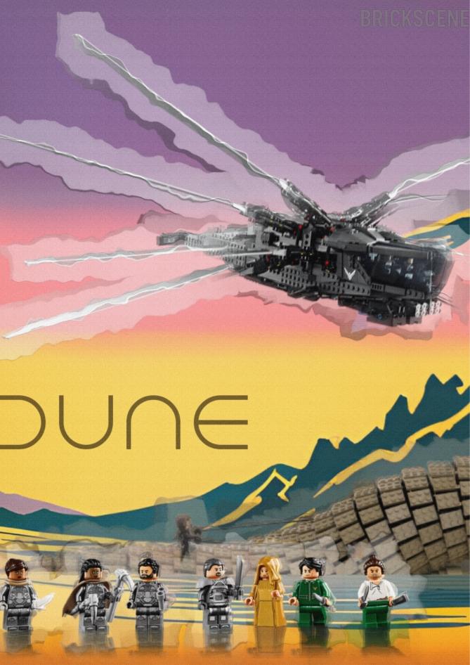 alt="Postacard Dune Brickscene"