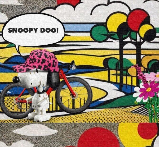 alt="Snoopy-Doo postcard Brickscene"