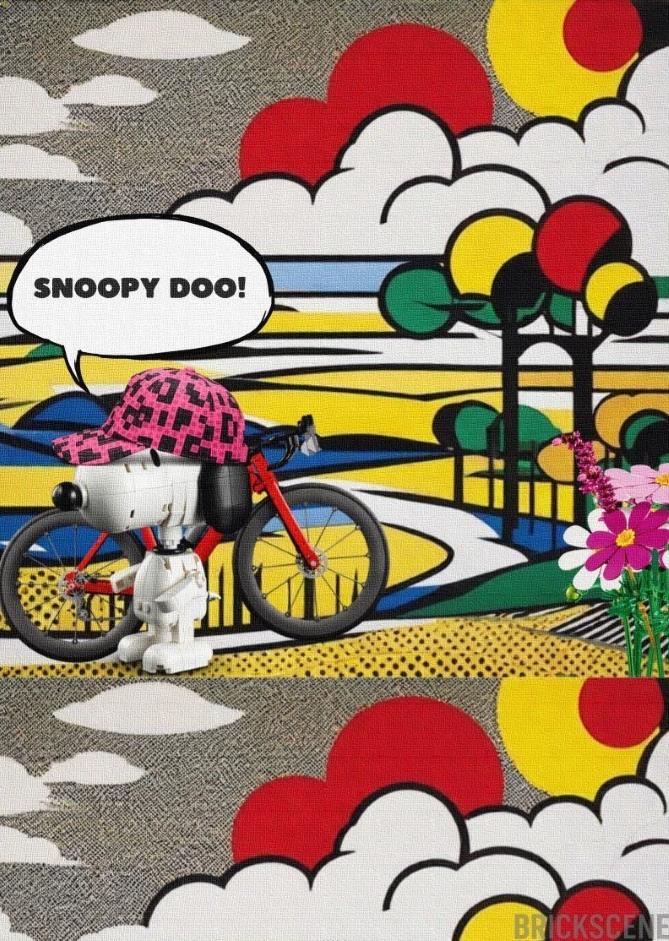 alt="Snoopy-Doo postcars Brickscene"