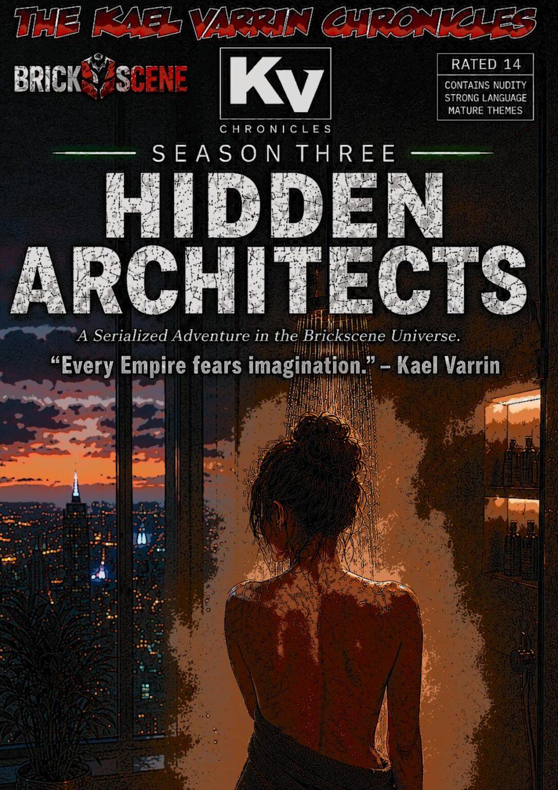 alt="The Kael Varrin Chronicles Immagine Copertina Season 3 Hidden Architects"