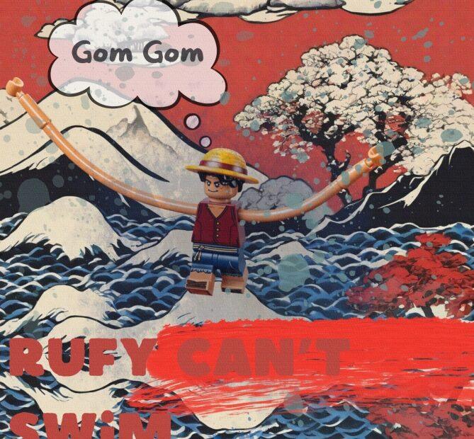 alt="Rufycan'tSwim One Piece Lego Collage Brickscene"