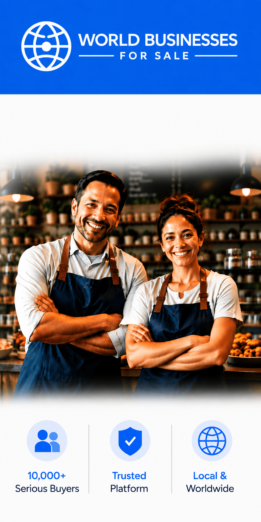 World Business for Sale – Buy or sell a business locally, nationally or worldwide.