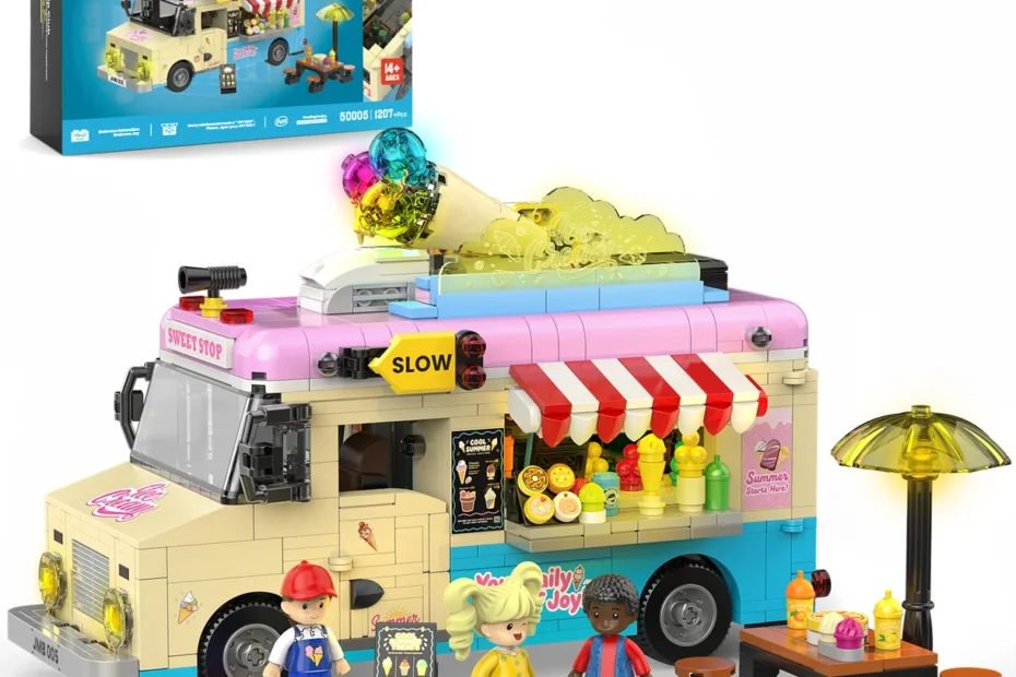 alt="Ice Cream Truck Building Set 50005 | 1207+ Pcsjmbricklayer"