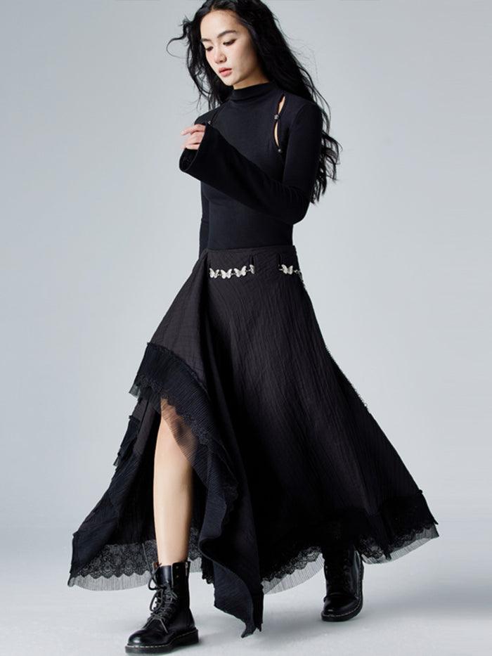 alt="MUKTANK × CUUDICLAB Irregular Flared Ski Mukzin Oriental Fever Brickscene"