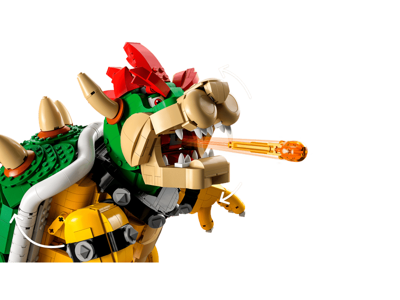 alt="Il potente Bowser Set Lego"