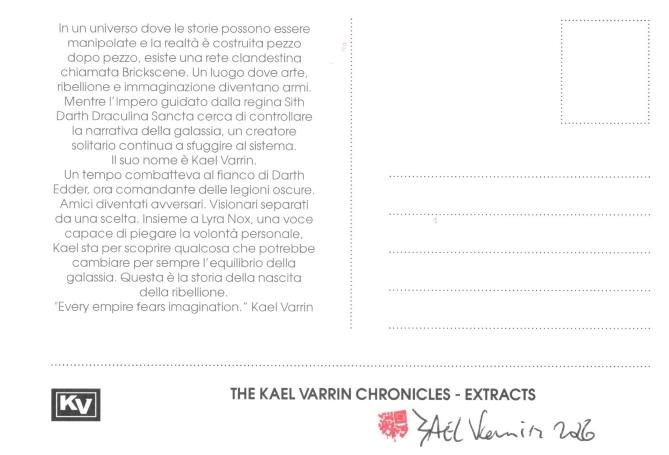 alt="Cartolina The Kael Varrin Chronicles - Extracts - Malvor Veper"