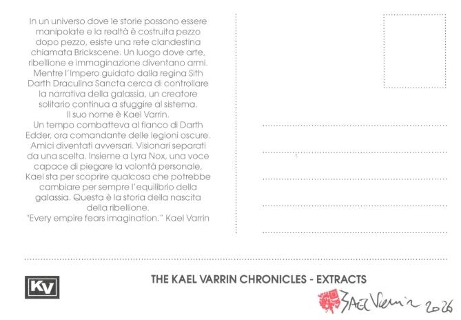 alt="Cartolina The Kael Varrin Chronicles - Extracts - Kael Varrin Sancta Usando la Skooma"